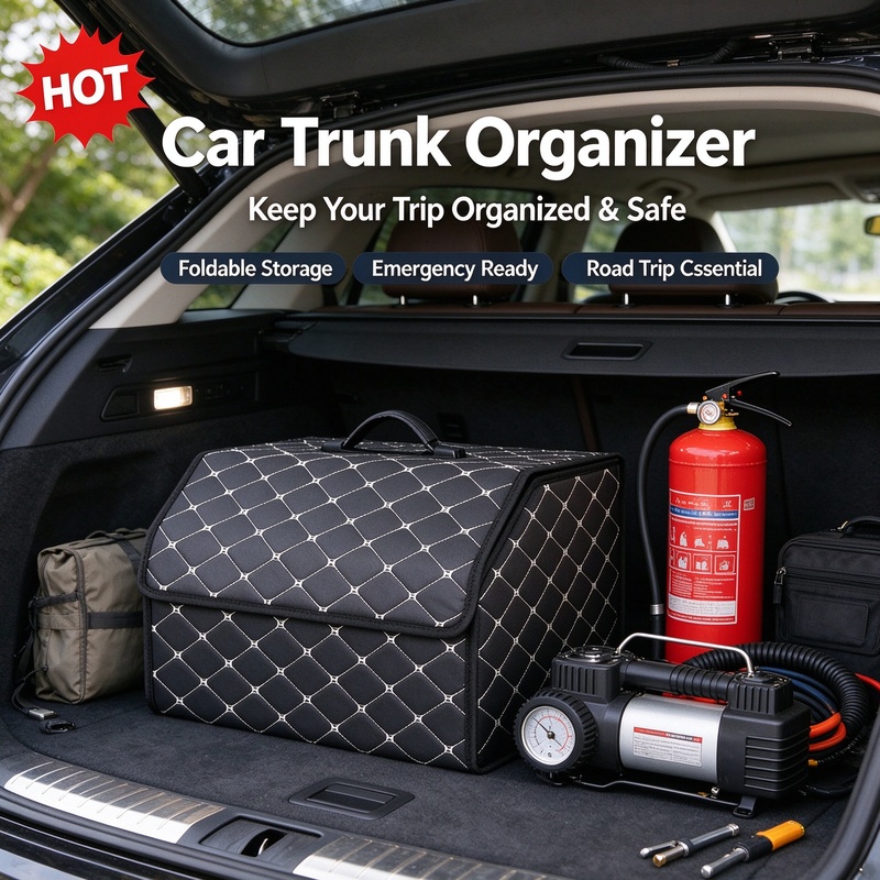 Car Trunk Organizer Foldable Storage Box - Kotak Penyimpanan Bagasi Mobil Lipat dari
