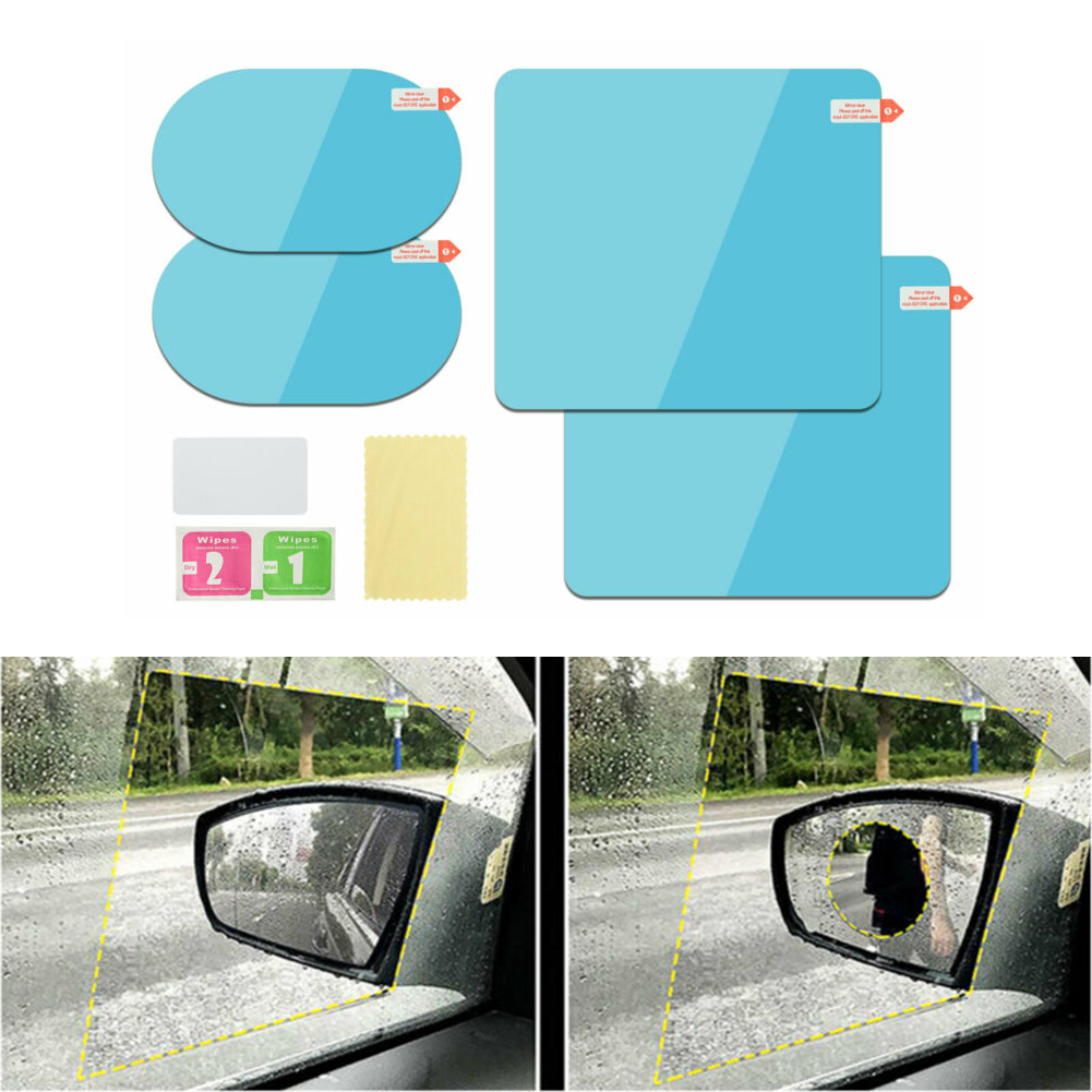Anti Glare Car Rearview Mirror Film - Stiker Kaca Spion Mobil, Aksesori Transparan