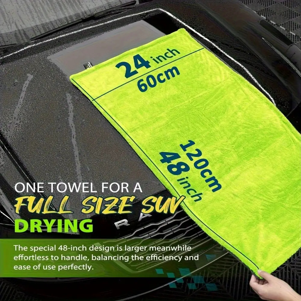 Microfiber Car Drying Towel Super Absorbent - Handuk Pengering Mobil SUV Truk Heavy