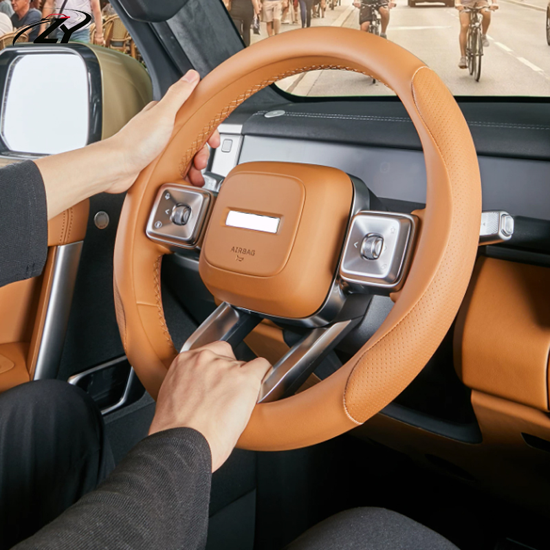 Car Steering Wheel Cover Anti Slip Breathable - Untuk Chery ICAR V27 ICAUR V27