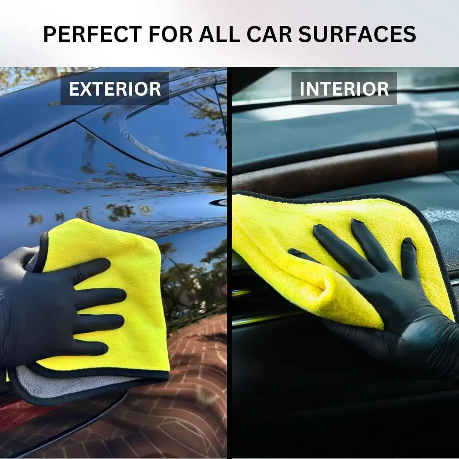1/10 Buah Handuk Microfiber Cu - Microfiber Car Drying Towel Super Absorbent ulasan dan harga