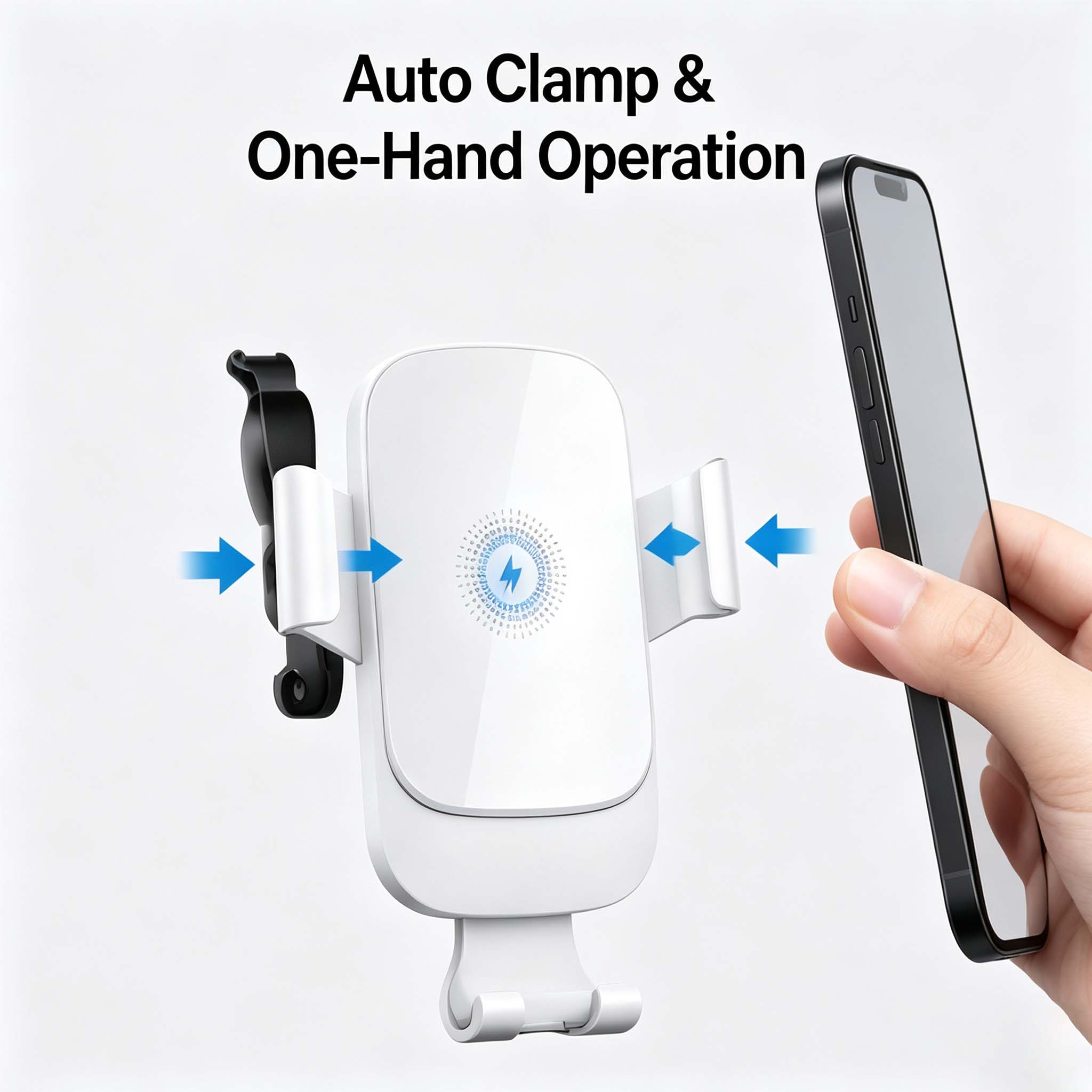 Pengisi Daya Mobil Nirkabel 15 - Magnetic Phone Holder For Car Vent ulasan dan harga