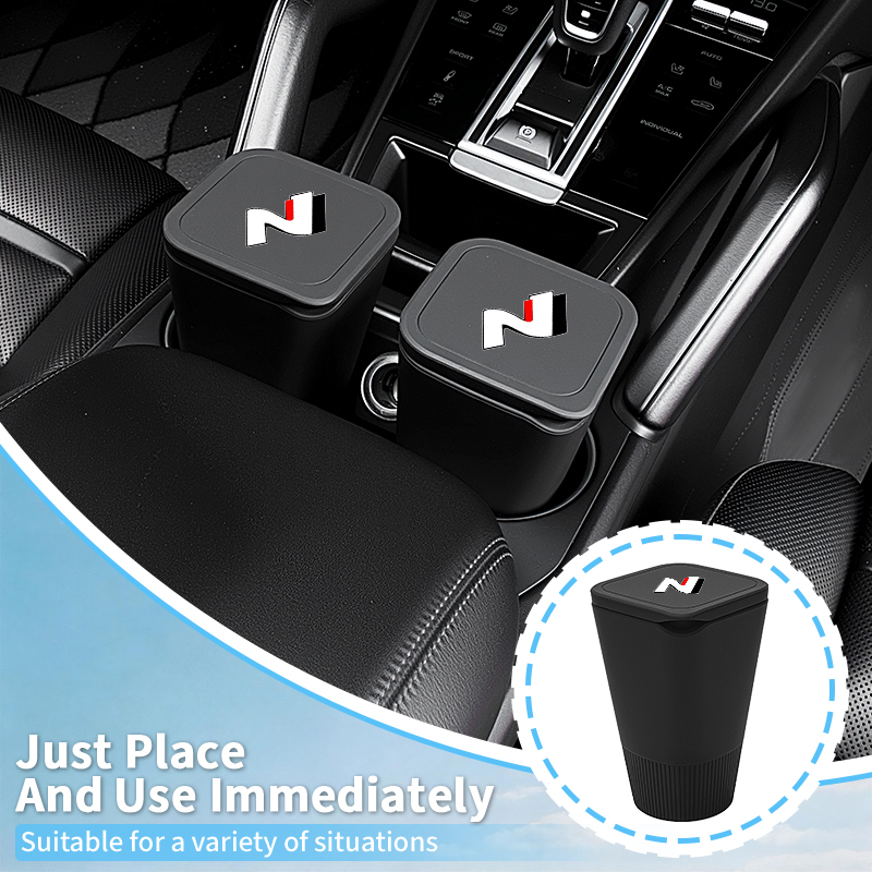 Tempat Sampah Silikon untuk Pi - Waterproof Car Trash Can With Lid ulasan dan harga