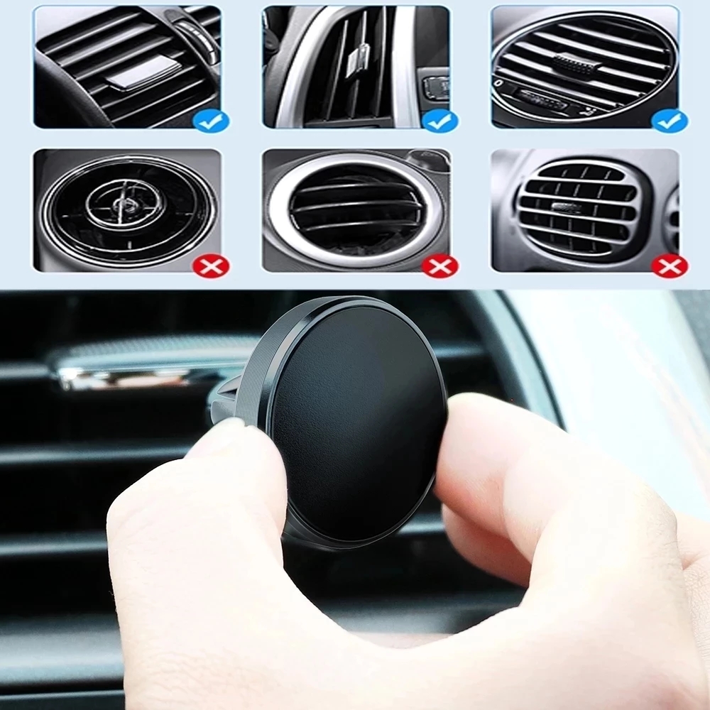 Penyangga Ponsel Mobil Magneti - Magnetic Phone Holder For Car Vent ulasan dan harga