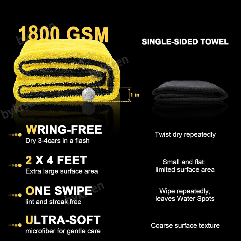 Handuk Mikrofiber Mobil 1800GS - Microfiber Car Drying Towel Super Absorbent ulasan dan harga