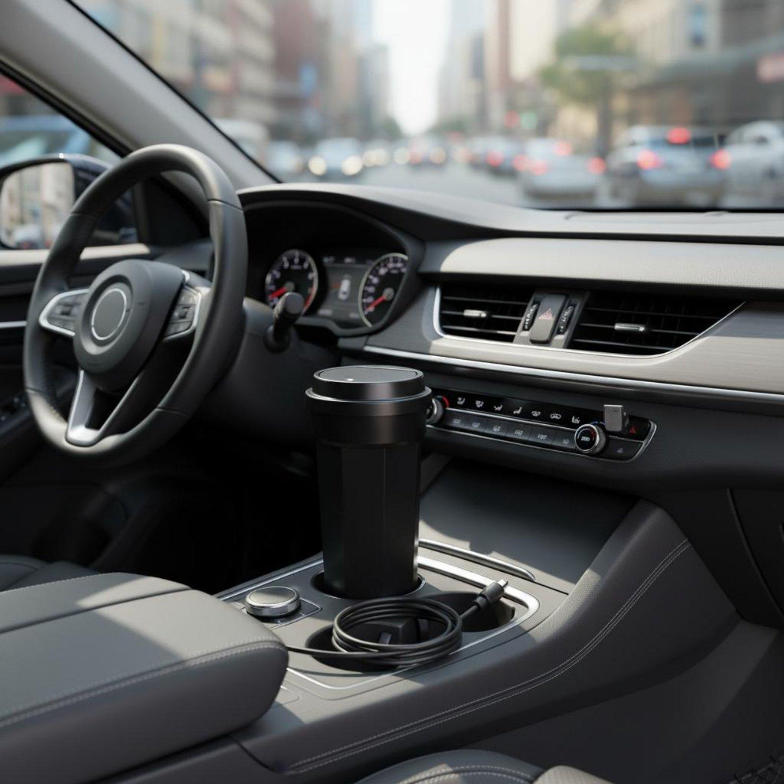 Tempat Sampah Mobil dengan Tut - Waterproof Car Trash Can With Lid ulasan dan harga