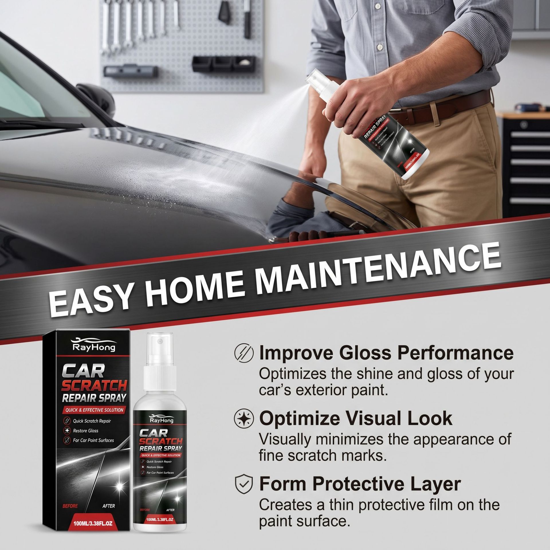 Semprotan Nano Penghilang Gore - Car Care ulasan dan harga