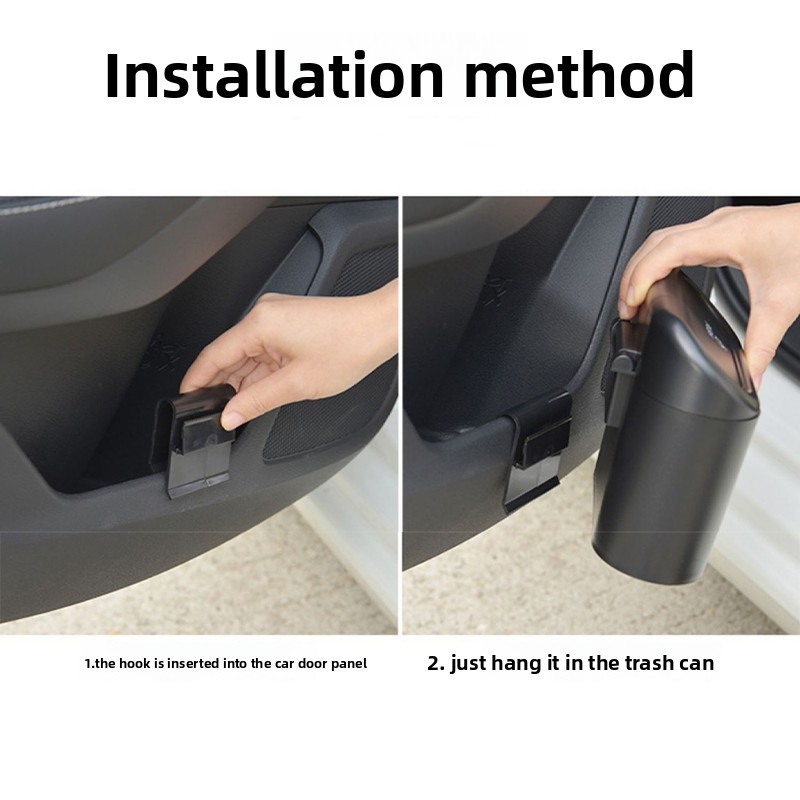 Untuk Tempat Sampah Mobil Merc - Waterproof Car Trash Can With Lid ulasan dan harga